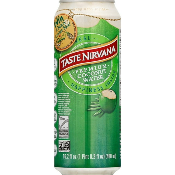 Taste Nirvana Real Coconut Water, 16.2 Fl. Oz.