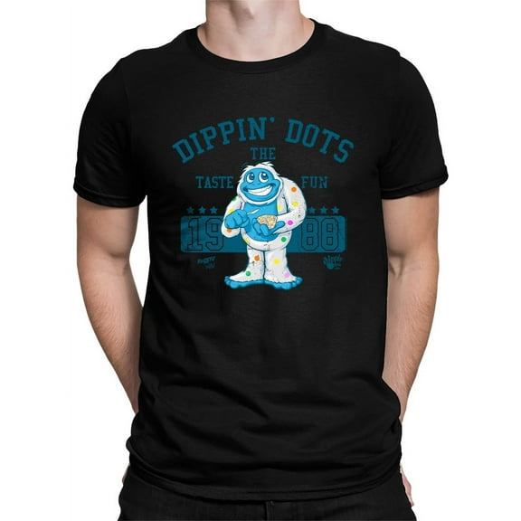 Taste the Fun Frozeti Dippin' Dots Retro Yeti Graphic Men's T-shirt