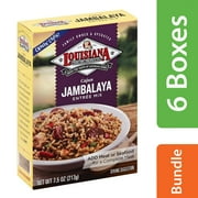 (6 Pack) Louisiana Entree Mix, Cajun Jambalaya, 7.5 oz