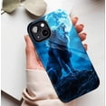 thumbnail image 5 of Majestic Lion Moonlight Wildlife Art iPhone Case Unisex for Nature Lovers Halloween, Compatible with iPhone 11/12/13/14/15/16 (Pro Max/Plus), 5 of 9