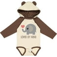 thumbnail image 3 of Inktastic Loved by Nana Grandchild Elephant Boys or Girls Long Sleeve Baby Bodysuit, 3 of 5