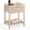Natural, variant on Aufeile 39.4" Tall Dresser for Bedroom, 5 Drawer Fluted Wood Dresser, Modern Chest of Drawers with Wave Panel, Slim Storage Cabinet for Small Spaces, Walnut