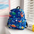 thumbnail image 1 of 1pc Cute Children SchoolBags Dinosaur Rainbow Cartoon Kindergarten Backpack Book Bags Animals Boys Girls Book Bags Kids Primary Bag, 1 of 5