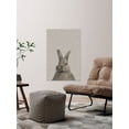 thumbnail image 3 of Chubby Hare II Painting Print on Wrapped Canvas, 3 of 7