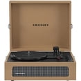 thumbnail image 1 of Crosley CR8017B-TA Voyager Vintage Tocadiscos de vinilo portátil con entrada/salida Bluetooth y altavoces integrados, Bronceado, 1 of 5