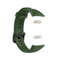 thumbnail image 3 of Inteprter Correa de reloj, correa de silicona de repuesto impermeable portátil, ajustable con correa de reloj resistente al desgaste a presión Electrónica Verde oscuro, 3 of 6