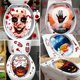 thumbnail image 2 of TQEHS Adhesivo para asiento de inodoro de Halloween, impermeable, para tapa de inodoro, horrible adhesivo para pared, яυ B1B1, 2 of 5