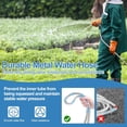thumbnail image 2 of 100 ft Stainless Steel Garden Hose with Rubber Grip, 2 of 6