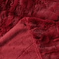 thumbnail image 6 of Home Soft Things Kasaya Supersoft Faux Fur Throw - Garnet - 50" x 60", 6 of 9