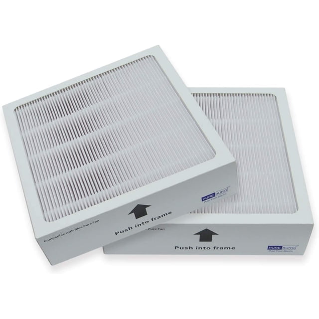 Replacement Filter Compatible with Blueair Pure Fan Auto,Blue Pure Purifying Fan, 2-Pack H13 HEPA Air Clean Dust