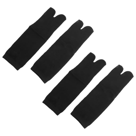 Niceauty 2 Pairs Breathable Japanese Socks Black Comfortable for Men Women