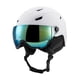 thumbnail image 5 of Casco de nieve, casco de esquí, protección para la cabeza, resistencia a impactos, cómodo para hombres y mujeres, casco de monopatín, casco de esquí 51 a 54cm, 5 of 8