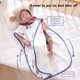 thumbnail image 2 of Saco de dormir para bebé, ropa de dormir estilo chaleco sin mangas, gasa de algodón de bambú, protección del vientre del bebé contra el frío, 2 of 8
