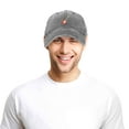 thumbnail image 6 of DALIX Electric Guitar Ball Cap Embroidered Hat in Washed Black, 6 of 7