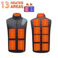 thumbnail image 3 of Chaleco calefaccionado de 21 zonas para hombre y mujer, chaqueta calefactable con USB, ropa térmica, chaleco de caza, chaqueta calefactora de invierno, tallas M a 6XL, 3 of 5
