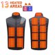 thumbnail image 3 of Chaleco calefaccionado de 21 zonas para hombre y mujer, chaqueta calefactable con USB, ropa térmica, chaleco de caza, chaqueta calefactora de invierno, tallas M a 6XL, 3 of 5