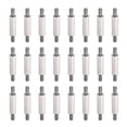 thumbnail image 1 of Uxcell 24 Pcs Écrou à Double Extrémité en Acier Inoxydable, M3x28mm Mâle à Mâle Double Extrémité Filetée pour Usage Industriel, Réparation Mécanique, Refroidisseur CPU, 1 of 6