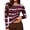 Wine#0731F&11, variant on Garbnen Women Long Sleeve Tops Striped Slim Fit Womens Crew Neck Shirts Basic Color Block Fall Winter Y2k Ladies Tops and Blouses Black XS