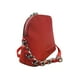thumbnail image 3 of Bolsa Steve Madden Crossbody color ladrillo, piel, con doble asa desmontable y ajustable, 3 of 5