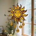 thumbnail image 4 of Hanging Sunflower Suncatcher Window Decor Acrylic Ornament, Light Reflecting Easy Hang Durable Decorative Accent, for Window Door Patio Home Garden Decor, 4 of 6