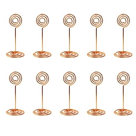 

dido 10 Pieces Table Number Stand Convenient Card Holder Centerpieces Wedding Decoration Tabletop Decor for Anniversary Restaurant