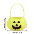 thumbnail image 3 of Halloween Trick Or Treat Bag 8X5 Inch Non Woven Halloween Candy Bucket Pumpkin Design Kids Halloween Party Favors Orange Halloween Gift Bag, 3 of 6