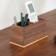 thumbnail image 3 of Portalápices de madera: elegante organizador de escritorio para la oficina y el hogar., 3 of 5