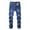 A156 Blue, variant on Boys Ripped Jeans Skinny Fit Destroyed Distressed Slim Kids Stacked Washed Denim Pants Slacks for Boy 6-7 Years Purple