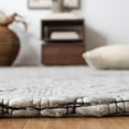 thumbnail image 3 of SAFAVIEH Marbella Ifrit Diamond Area Rug, Light Grey/Black, 6' x 6' Round, 3 of 4