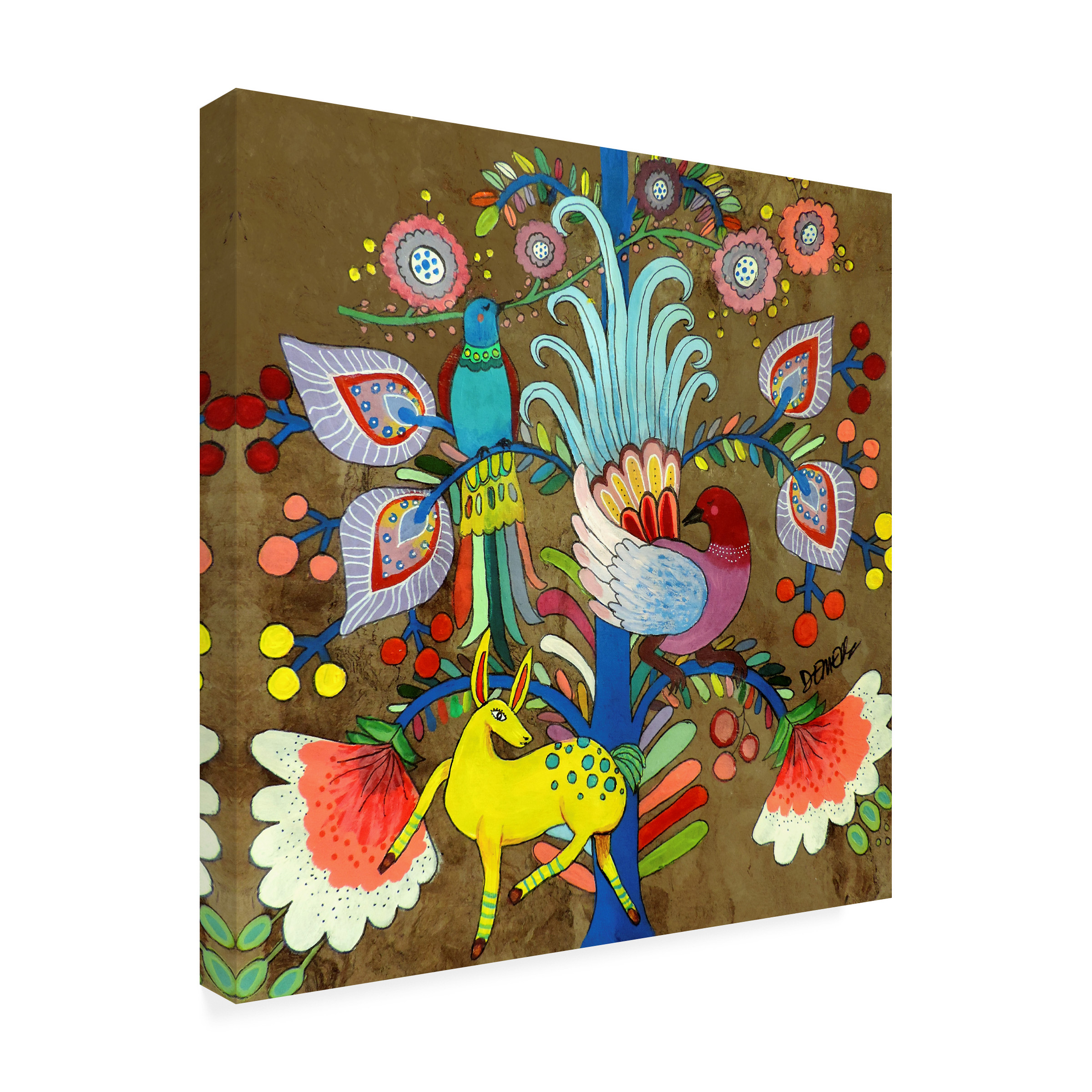 Sylvie Demers 'Amate Uno' Canvas Art