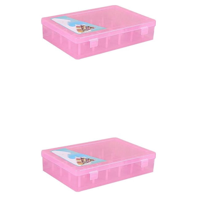 Bewildely Caja de hilo de coser 42 Carretes Bobinas Hilos Contenedor de almacenamiento Suministros Type2 NO2