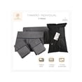 thumbnail image 2 of Juego de Sábanas Individual 2800 Hilos Extra Suave Premium Textura Rayada Soft Nature, 2 of 5