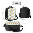 thumbnail image 2 of Disketp Colored Armadillos Bolsa Térmica Estampada para Almuerzo, Lonchera para Hombres y Mujeres Adultos, 2 of 7
