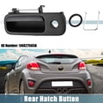 thumbnail image 2 of Unique Bargains Car Rear Door Liftgate Latch Tailgate Handle Replacement for VW Golf 1999-2006 1J6827565B Black, 2 of 7