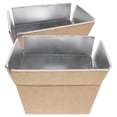 thumbnail image 2 of Insulated Shipping Box for Food Transport Keeps Fresh with Excellent Insulation Reusable Brown Paper Aluminum 2pcs, 2 of 8