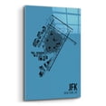 thumbnail image 2 of Epic Art 'JFK Airport Layout' by O8 Left, Acrylic Glass Wall Art, 24"x36", 2 of 8