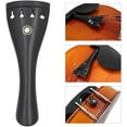 thumbnail image 2 of 4/4 Full Size Violin Accessories Kit Bridge, Tailpiece, Tuning Pegs, Tunners, Endpin, Tailgut, String and Chin Rest 1 Set Violin Parts & Accessories Ebony, 2 of 7