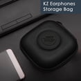 thumbnail image 3 of Bolsa de almacenamiento para auriculares KZ Estuche de absorción de impacto portátil cuadrado de PU (negro) Tmvgtek Componentes de la computadora, 3 of 7