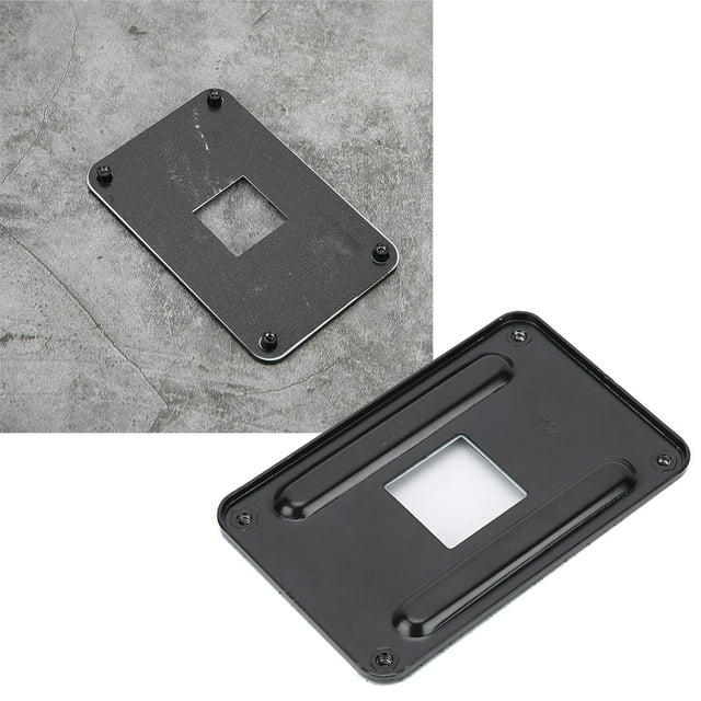 Support de Dissipateur Thermique CPU, Plaque de Fer de Feuille de Fond de Fond de Plaque de Fer Durable avec Dissipation de Chaleur pour Plate-Forme AM4