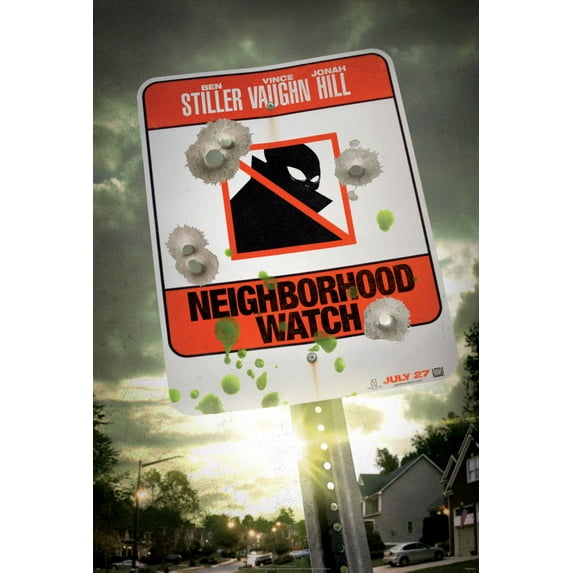 The Watch Movie Poster Reprint 27inx40in for any room 27x40 Multi-Color Square Adults Best Posters