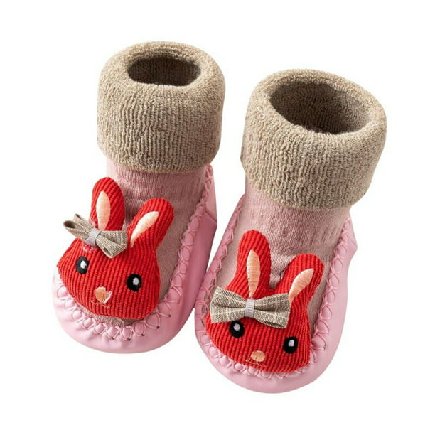 Wisremt - Fashion Baby Socks With Rubber Soles Infant Sock Newborn ...