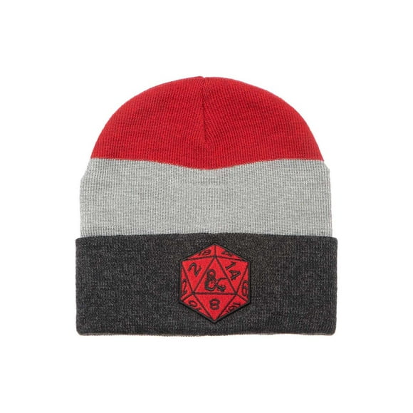 Dungeons & Dragons - D20 Marled Stripe Beanie Toque