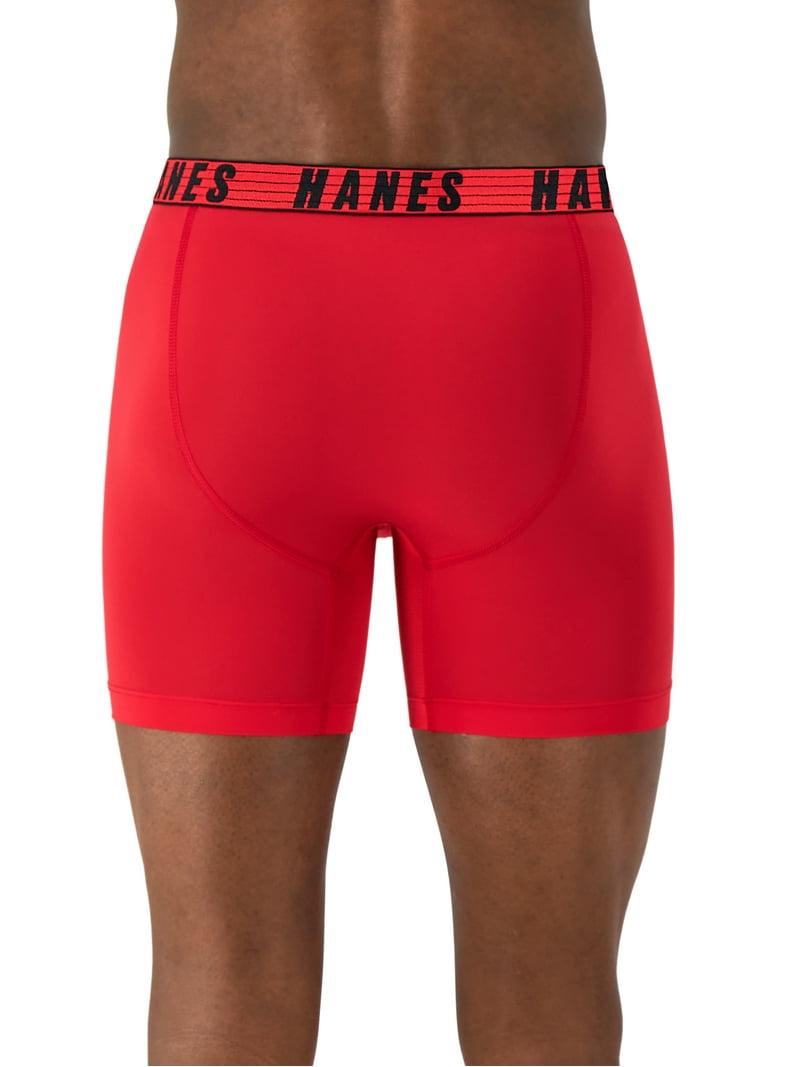 T.K. GARMENT SUPPLY x Cloveru ショーツ Hanes Moves Total Support Pouch Men's Boxer Briefs, 3pk - Walmart.com