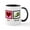 White/Black Inside, variant on CafePress - Peace Love Avocado Mug - 11 oz Ceramic Mug - Novelty Coffee Tea Cup