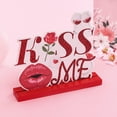 thumbnail image 3 of Letrero de el Valentín Letrero de romántico Decoración pa el Valentín, BESO perfecl Centros de Mesa, 3 of 5