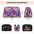 thumbnail image 2 of Fantasy Cool Horse Gradient Color Makeup Bag, Leather Waterproof Travel Toiletry Bag, Large Capacity Cosmetic Bag Make up Bags Organizer fro Travel Size Toiletries Women Girls, 2 of 4