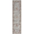 thumbnail image 1 of Lennox 2' x 8' Washable Runner, Pale Blue and Ivory, 1 of 6