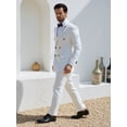 thumbnail image 2 of Elegant two-piece men's suit | Double breasted, Peak lapel, fashionable for weddings and parties, 2 of 8