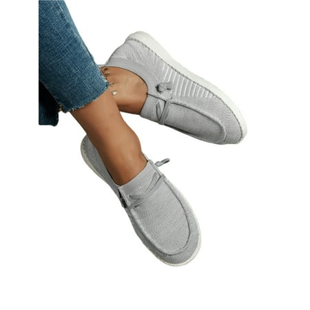 

Difumos Women Comfortable Low Top Shoes Casual Hollow Out Flats School Cozy Closed Toe