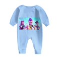 thumbnail image 4 of 2025 Kpop Demon Hunters Family Pajamas Matching Set, Kpop Demon Hunters Family Matching Long Sleeve Tops+Pants 2 Piece Pajamas Set, Halloween Christmas Paj Matching Sets for Sky blue#Men L, 4 of 4